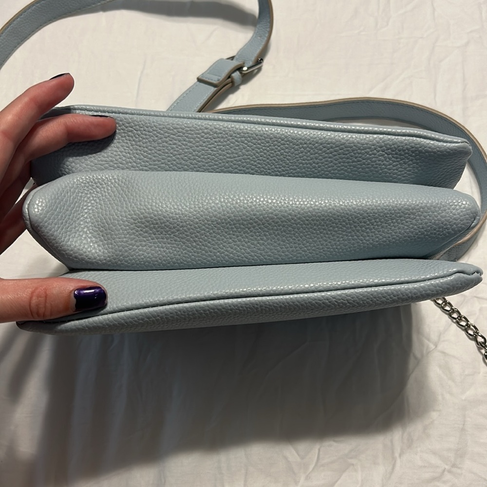 Nanette Lepore Light Blue Crossbody with Card Holder/Wallet - Picture 7 of 16